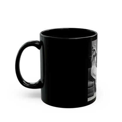 Barbara Nichols #577 (Vintage Female Icon) Black Coffee Mug - Go Mug Yourself