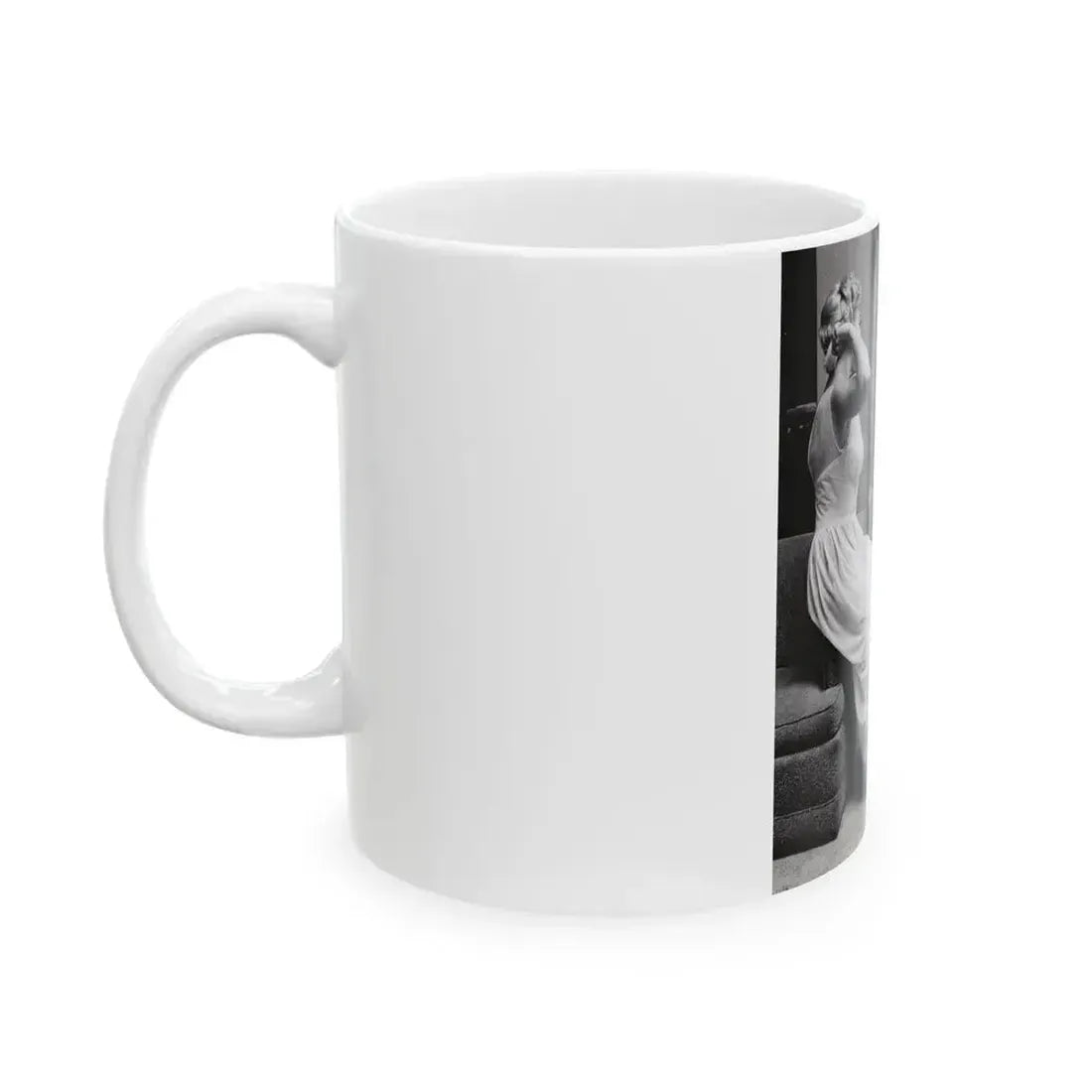 Barbara Nichols #577 (Vintage Female Icon) White Coffee Mug - Go Mug Yourself