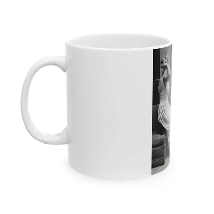 Barbara Nichols #577 (Vintage Female Icon) White Coffee Mug - Go Mug Yourself