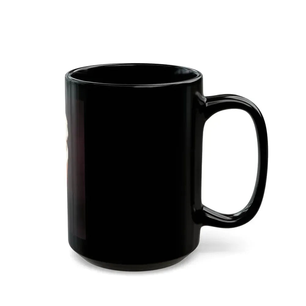 Barbara Nichols #578 (Vintage Female Icon) Black Coffee Mug - Go Mug Yourself