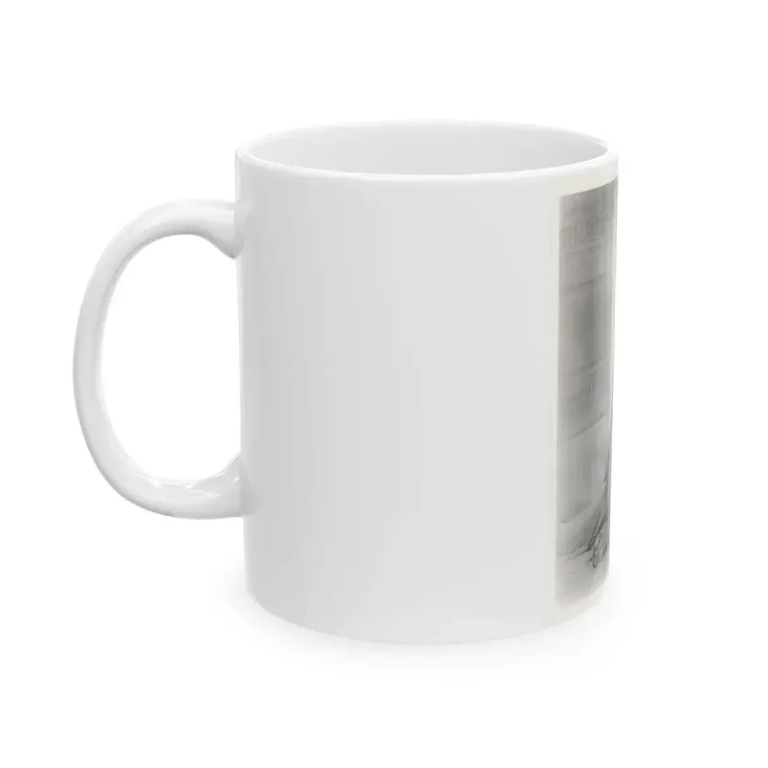 Barbara Nichols #579 - 8x10 B&W Full Body Irving Klaw Negative Re-Strike Glamour Photo from 50's (Vintage Female Icon) White Coffee Mug - Go Mug Yourself