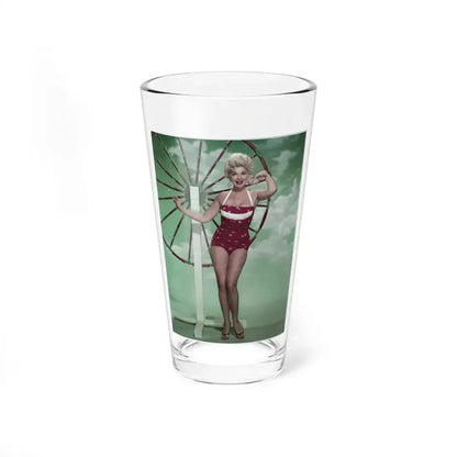 Barbara Nichols #579 - 8x10 Color Full Body Re-Strike Pin-Up Photo from 50's (Vintage Female Icon) Pint Glass 16oz 16oz - Go Mug Yourself
