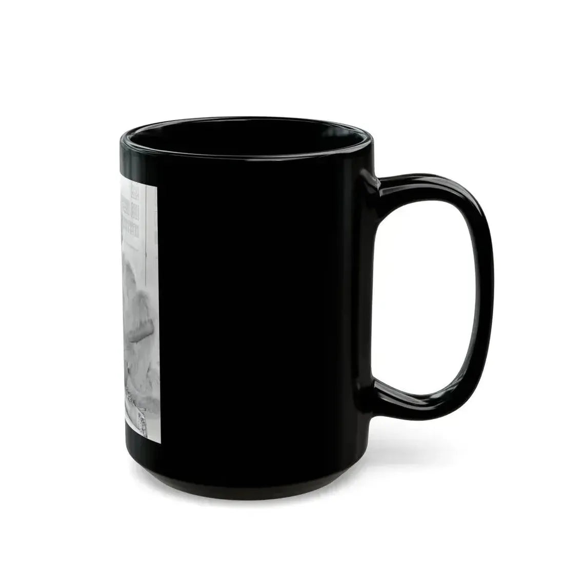 Barbara Nichols #64 (Vintage Female Icon) Black Coffee Mug - Go Mug Yourself