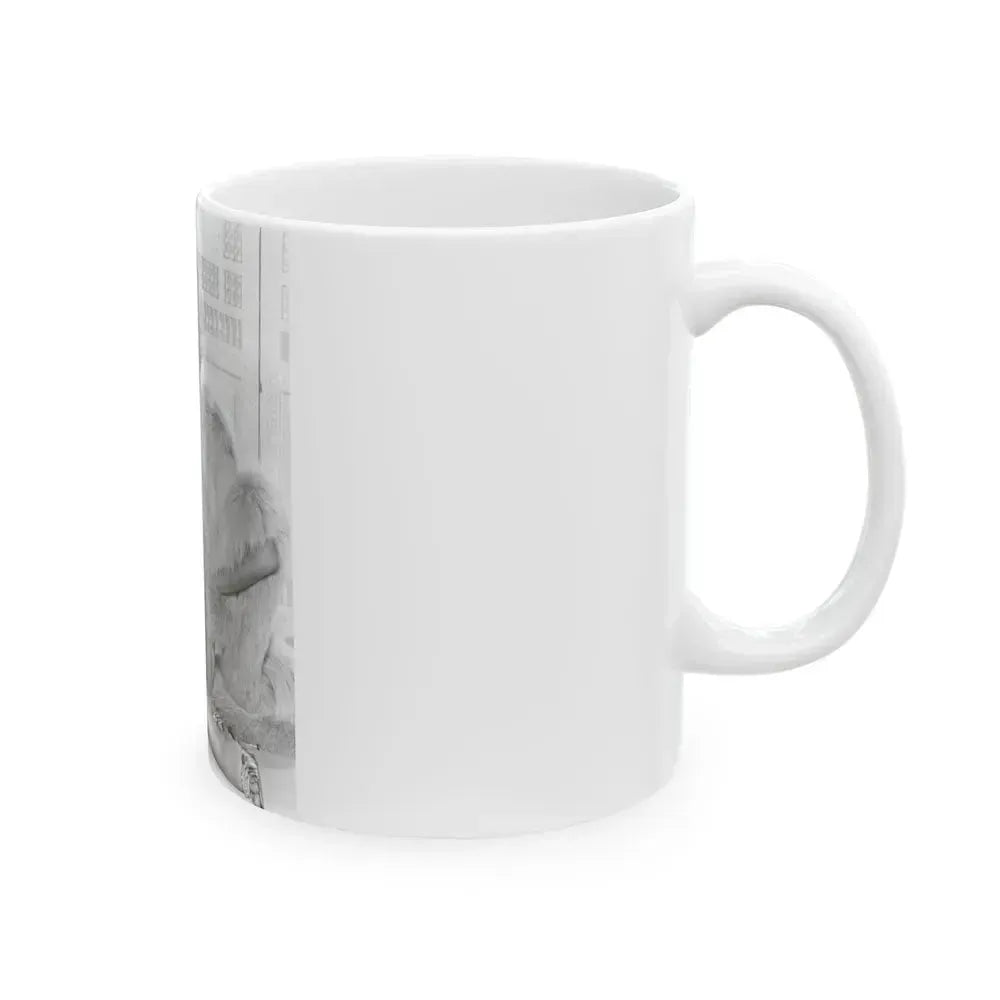 Barbara Nichols #64 (Vintage Female Icon) White Coffee Mug - Go Mug Yourself