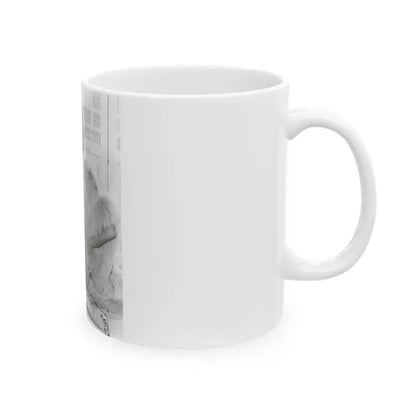 Barbara Nichols #64 (Vintage Female Icon) White Coffee Mug - Go Mug Yourself