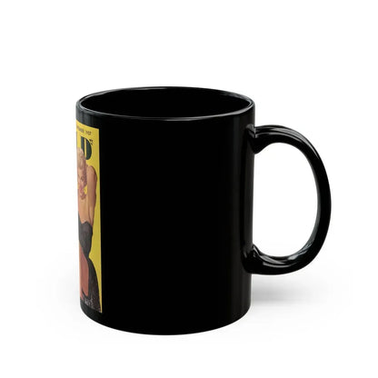 Barbara Nichols #80 - Mag. Cover (Vintage Female Icon) Black Coffee Mug - Go Mug Yourself