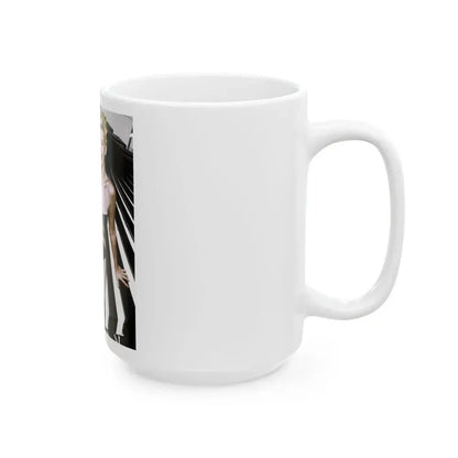 Barbara Nichols #84 (Vintage Female Icon) White Coffee Mug - Go Mug Yourself