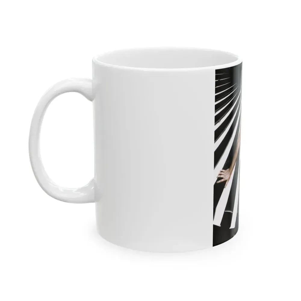 Barbara Nichols #84 (Vintage Female Icon) White Coffee Mug - Go Mug Yourself