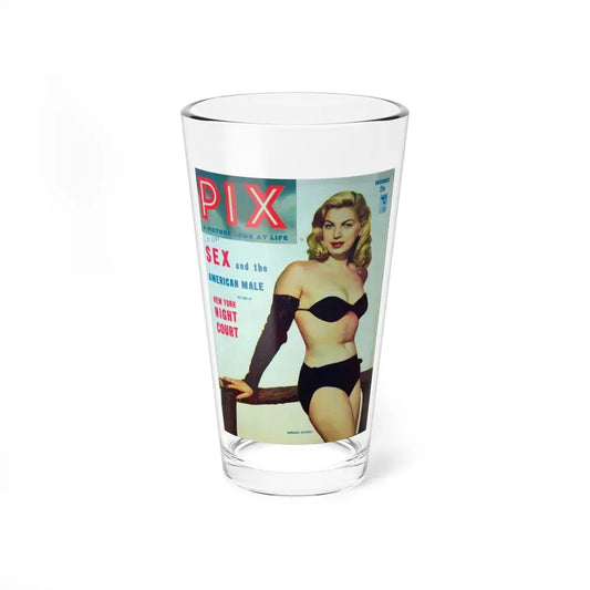 Barbara Nichols #95 - Mag. Cover (Vintage Female Icon) Pint Glass 16oz 16oz - Go Mug Yourself