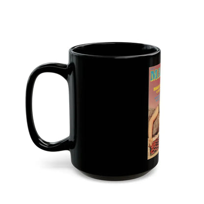 Barbara Nichols #99 - Mag. Cover (Vintage Female Icon) Black Coffee Mug - Go Mug Yourself