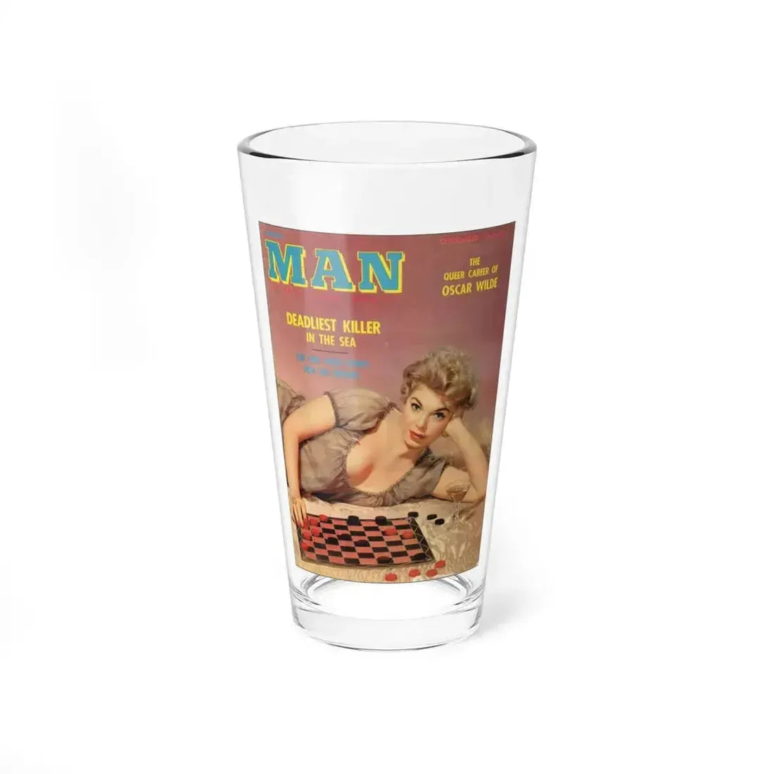 Barbara Nichols #99 - Mag. Cover (Vintage Female Icon) Pint Glass 16oz 16oz - Go Mug Yourself