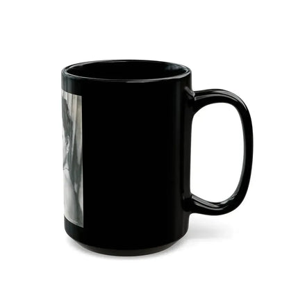 Barbara Rush #04 (Vintage Female Icon) Black Coffee Mug - Go Mug Yourself