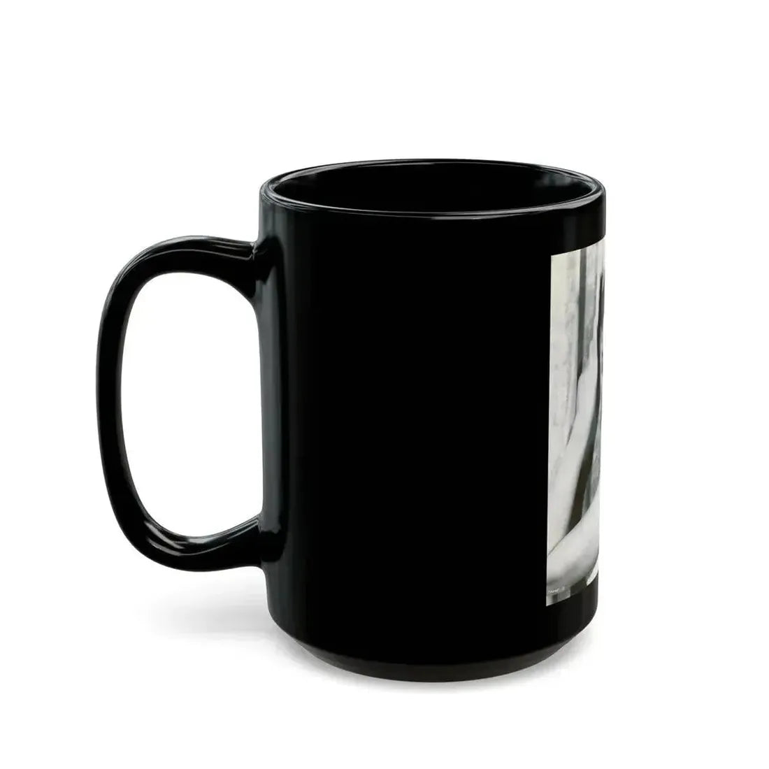 Barbara Rush #04 (Vintage Female Icon) Black Coffee Mug - Go Mug Yourself