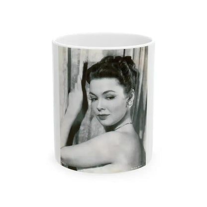 Barbara Rush #04 (Vintage Female Icon) White Coffee Mug 11oz - Go Mug Yourself