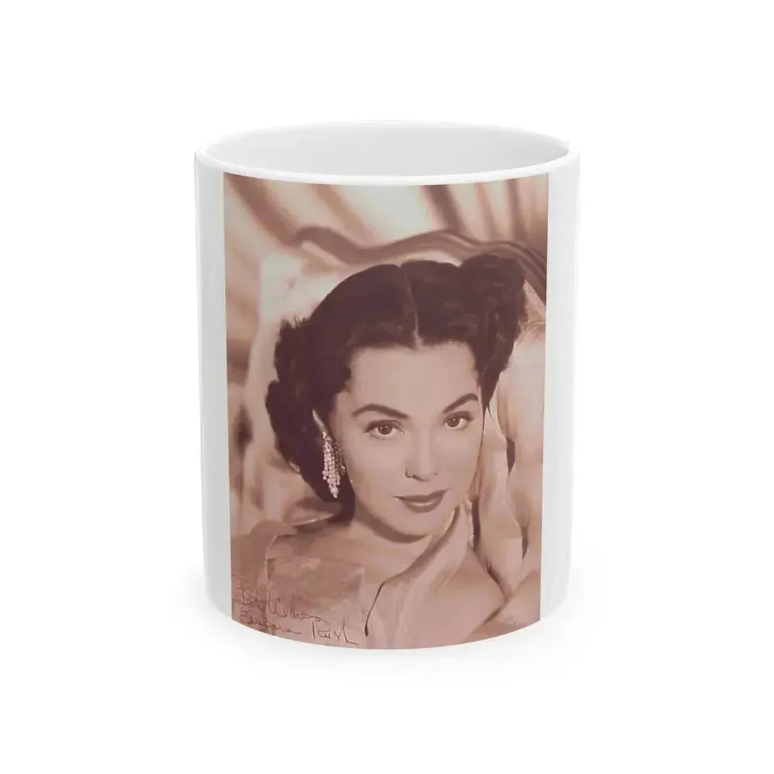 Barbara Rush #106 (Vintage Female Icon) White Coffee Mug 11oz - Go Mug Yourself