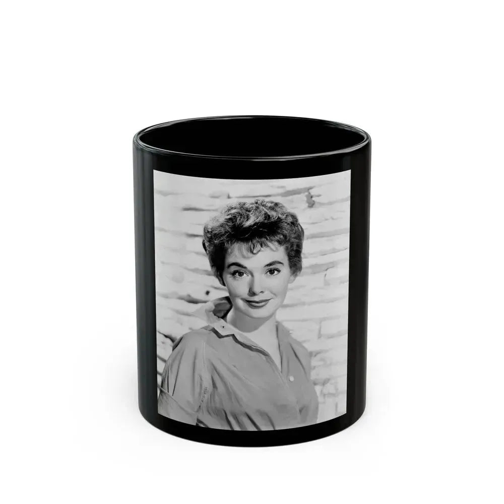 Barbara Rush #107 (Vintage Female Icon) Black Coffee Mug 11oz - Go Mug Yourself