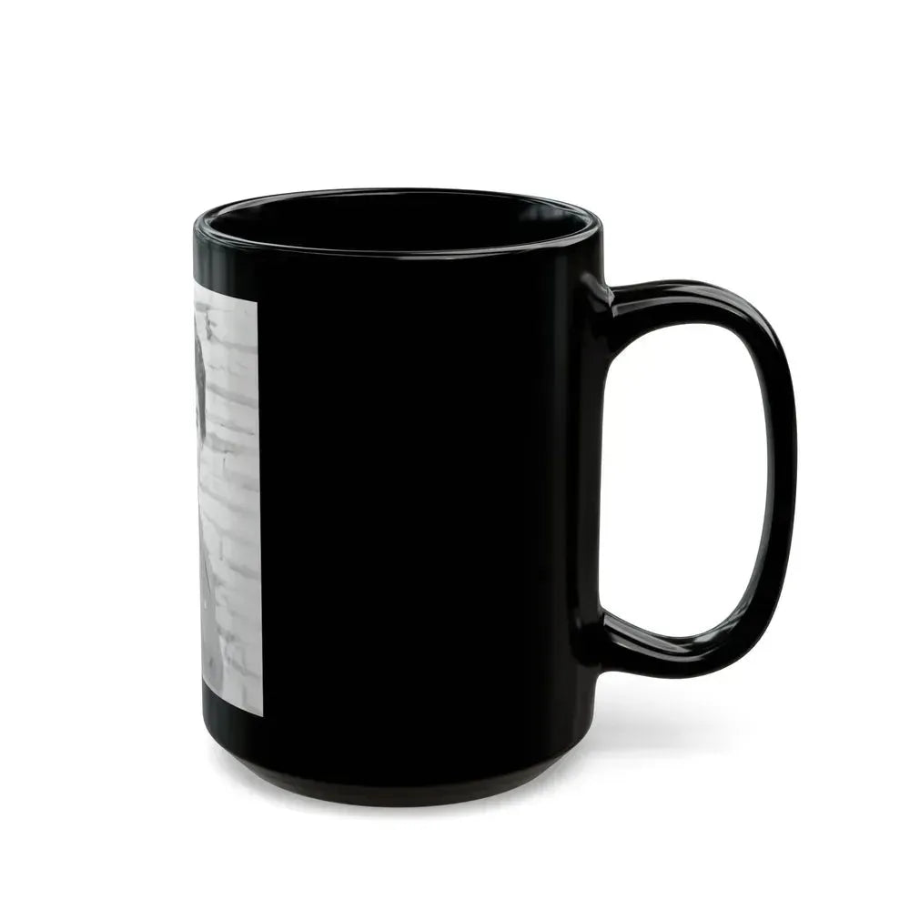 Barbara Rush #107 (Vintage Female Icon) Black Coffee Mug - Go Mug Yourself