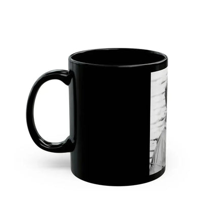 Barbara Rush #107 (Vintage Female Icon) Black Coffee Mug - Go Mug Yourself