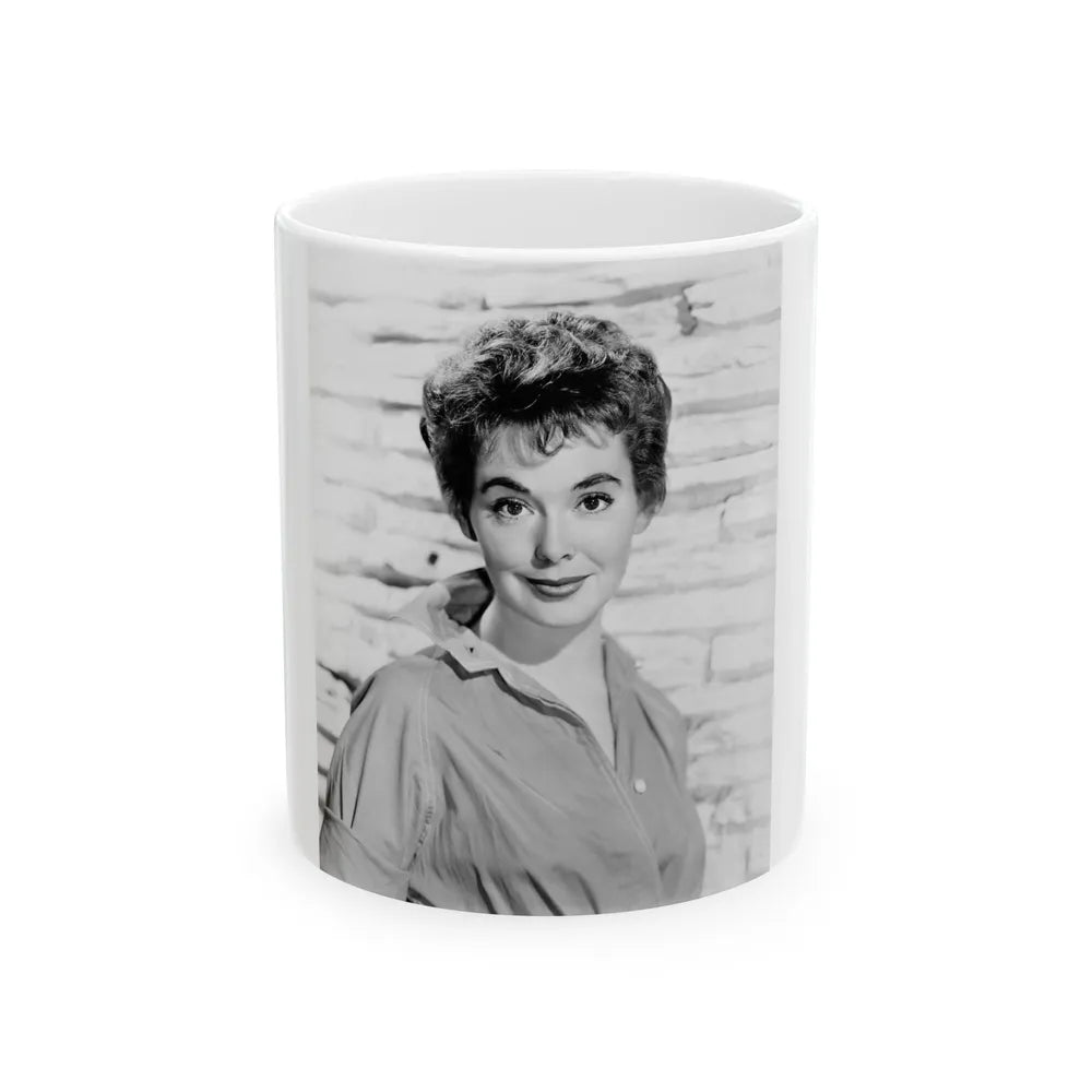 Barbara Rush #107 (Vintage Female Icon) White Coffee Mug-11oz-Go Mug Yourself