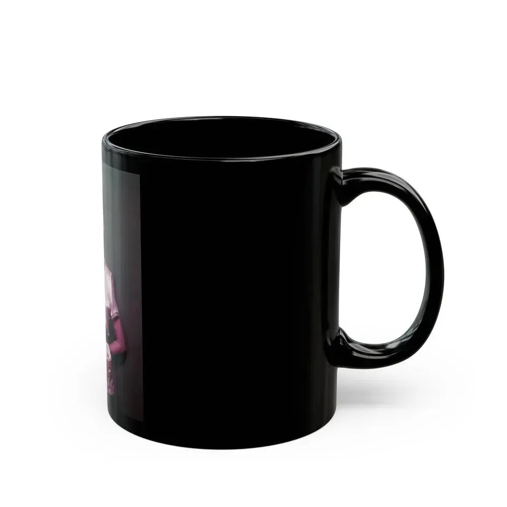 Barbara Rush #112 (Vintage Female Icon) Black Coffee Mug - Go Mug Yourself