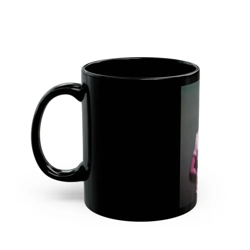 Barbara Rush #112 (Vintage Female Icon) Black Coffee Mug - Go Mug Yourself