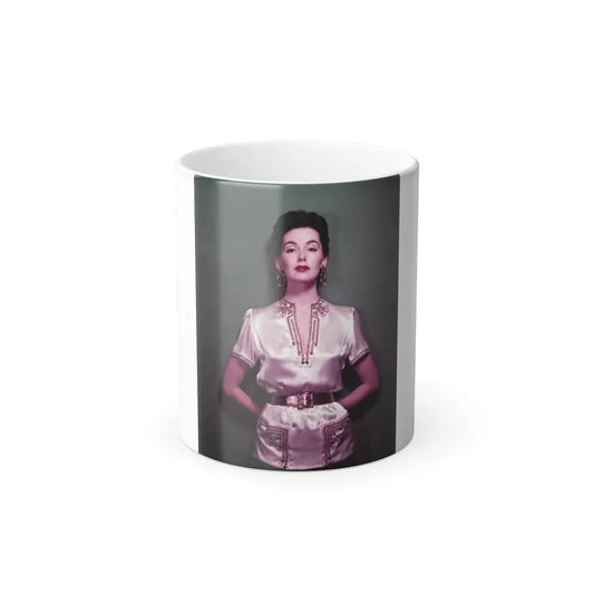 Barbara Rush #112 (Vintage Female Icon) Color Changing Coffee Mug 11oz - Go Mug Yourself