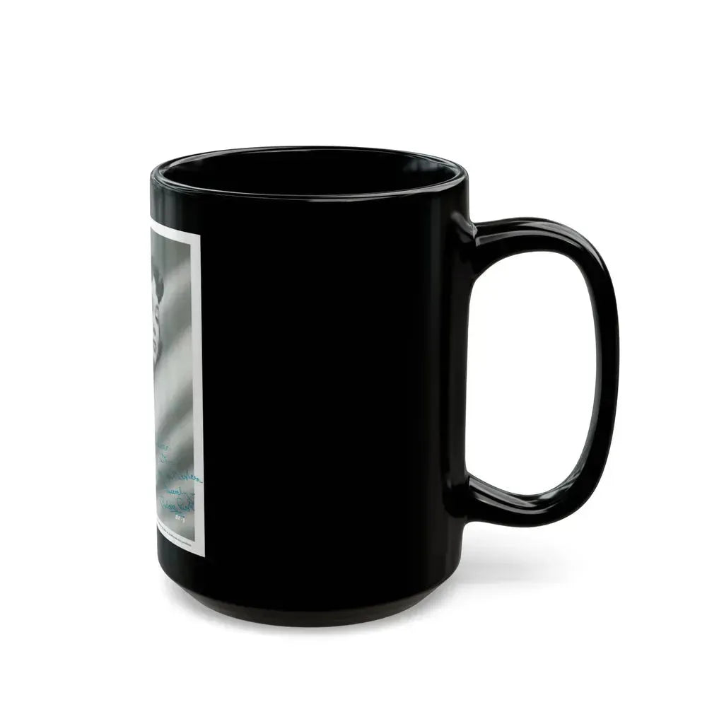 Barbara Rush #117 (Vintage Female Icon) Black Coffee Mug - Go Mug Yourself