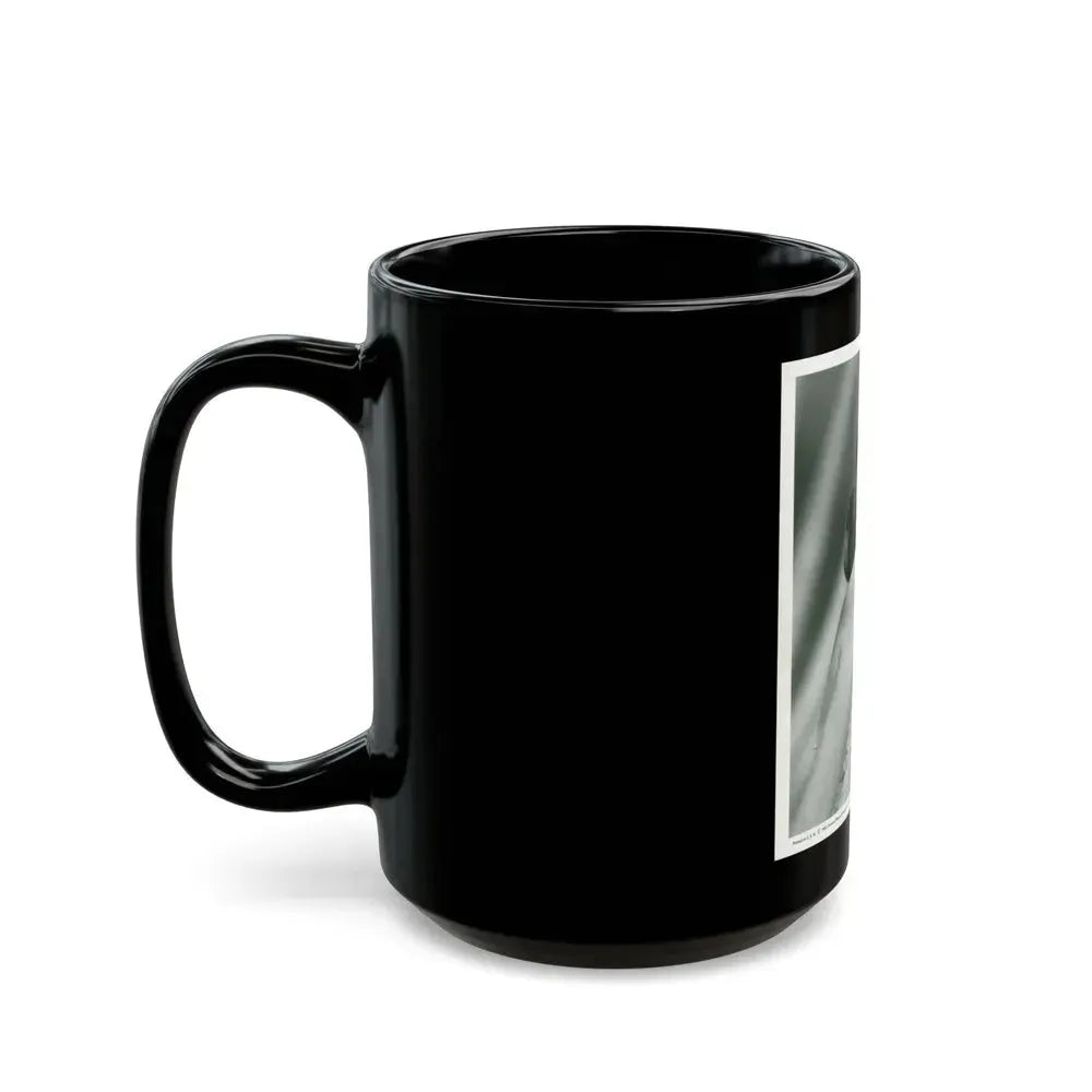 Barbara Rush #117 (Vintage Female Icon) Black Coffee Mug - Go Mug Yourself