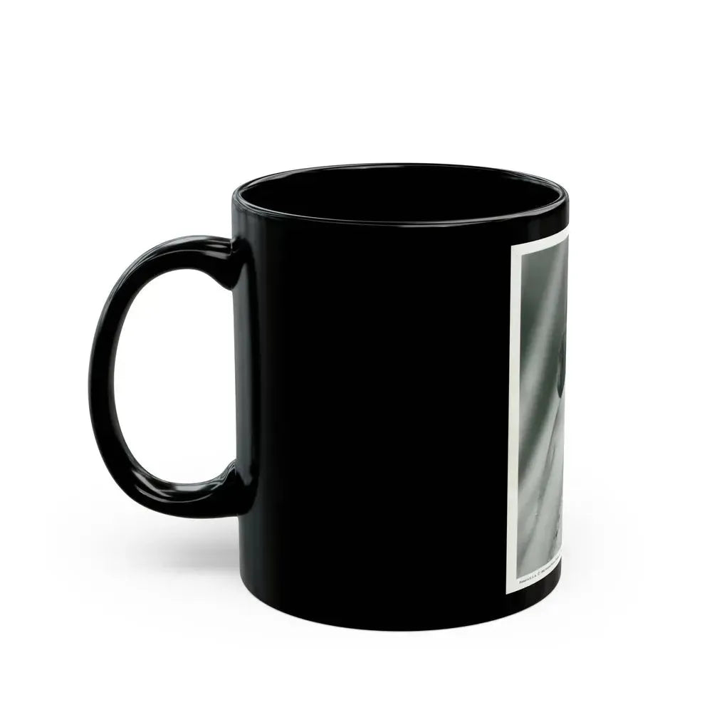 Barbara Rush #117 (Vintage Female Icon) Black Coffee Mug - Go Mug Yourself