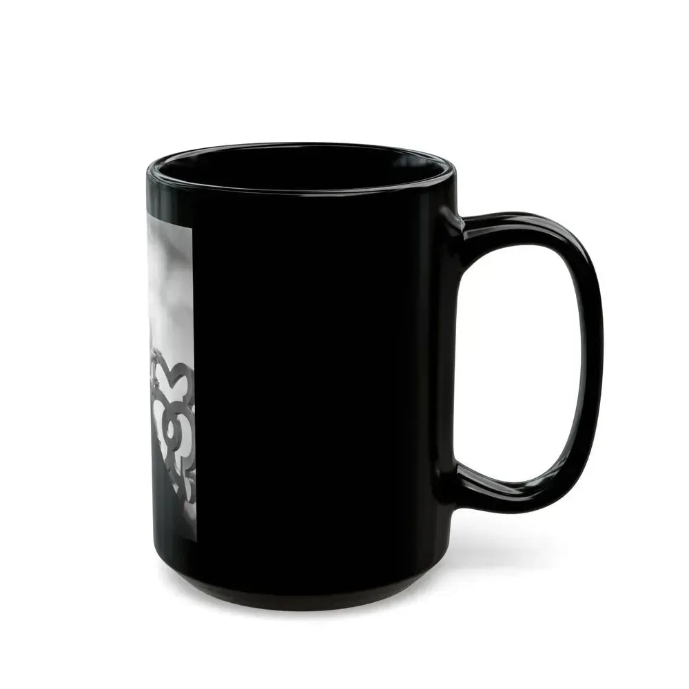 Barbara Rush #121 (Vintage Female Icon) Black Coffee Mug - Go Mug Yourself