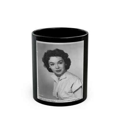 Barbara Rush #13 (Vintage Female Icon) Black Coffee Mug 11oz - Go Mug Yourself