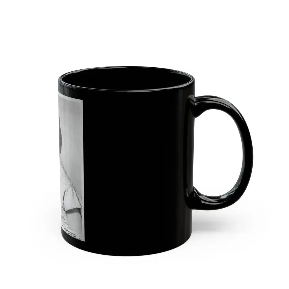 Barbara Rush #13 (Vintage Female Icon) Black Coffee Mug - Go Mug Yourself