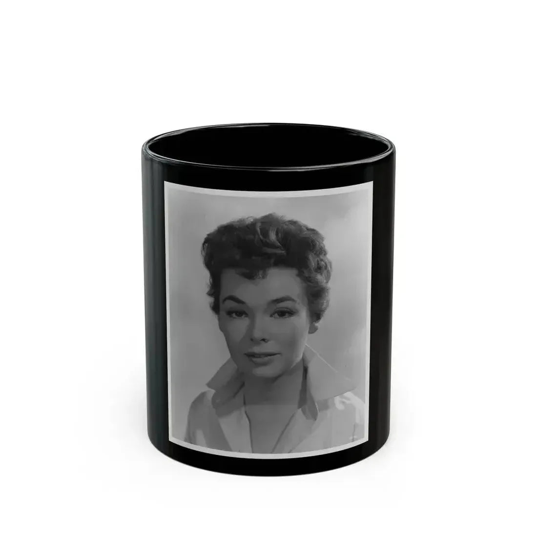 Barbara Rush #139 (Vintage Female Icon) Black Coffee Mug 11oz - Go Mug Yourself