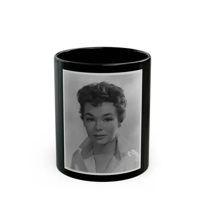 Barbara Rush #139 (Vintage Female Icon) Black Coffee Mug 11oz - Go Mug Yourself