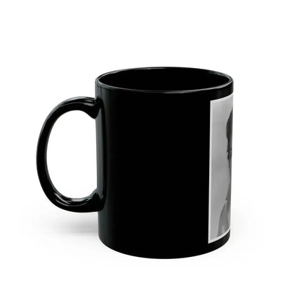 Barbara Rush #139 (Vintage Female Icon) Black Coffee Mug - Go Mug Yourself