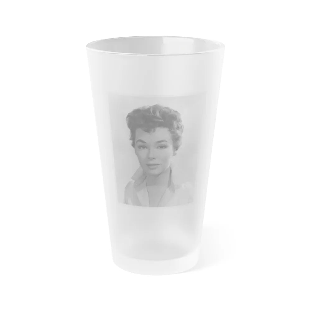 Barbara Rush #139 (Vintage Female Icon) Frosted Pint Glass 16oz-16oz-Frosted-Go Mug Yourself