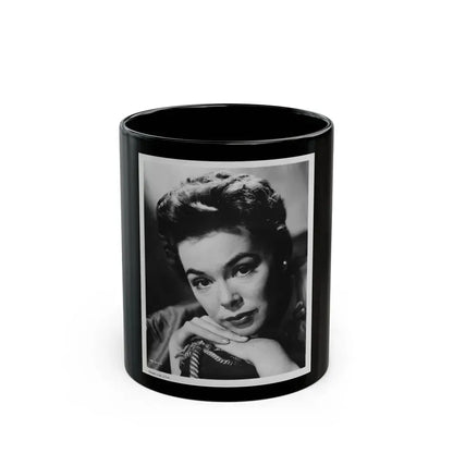 Barbara Rush #157 (Vintage Female Icon) Black Coffee Mug 11oz - Go Mug Yourself