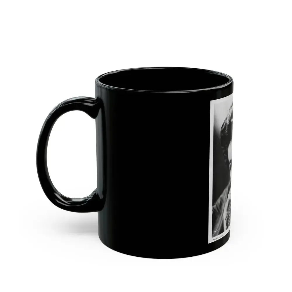Barbara Rush #157 (Vintage Female Icon) Black Coffee Mug - Go Mug Yourself