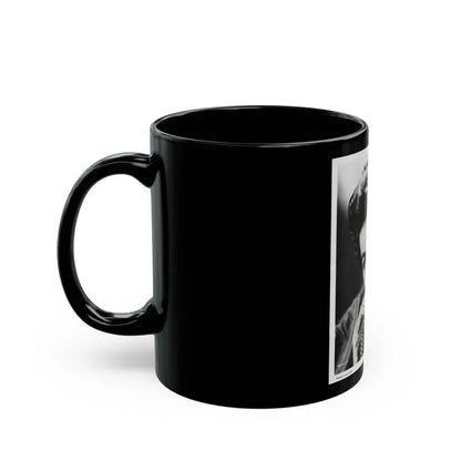 Barbara Rush #157 (Vintage Female Icon) Black Coffee Mug - Go Mug Yourself