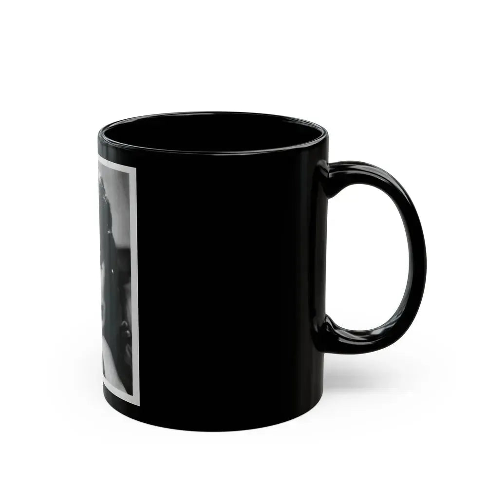 Barbara Rush #157 (Vintage Female Icon) Black Coffee Mug - Go Mug Yourself
