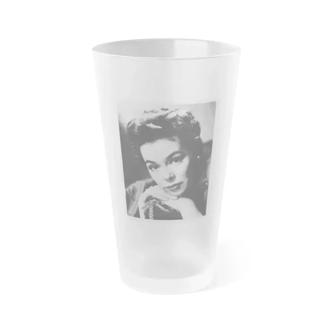 Barbara Rush #157 (Vintage Female Icon) Frosted Pint Glass 16oz 16oz Frosted - Go Mug Yourself