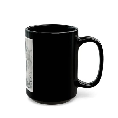 Barbara Rush #159 (Vintage Female Icon) Black Coffee Mug - Go Mug Yourself