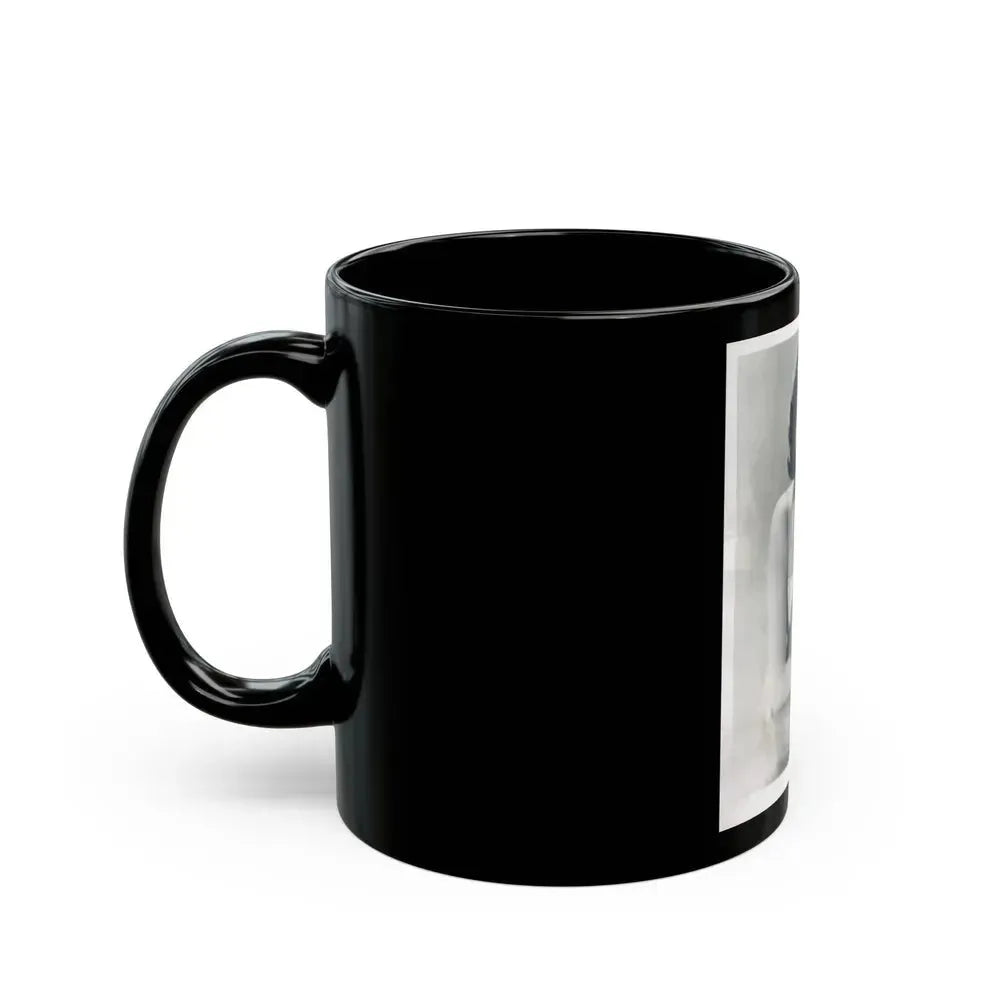 Barbara Rush #159 (Vintage Female Icon) Black Coffee Mug - Go Mug Yourself