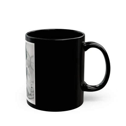 Barbara Rush #159 (Vintage Female Icon) Black Coffee Mug - Go Mug Yourself
