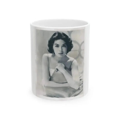 Barbara Rush #159 (Vintage Female Icon) White Coffee Mug 11oz - Go Mug Yourself