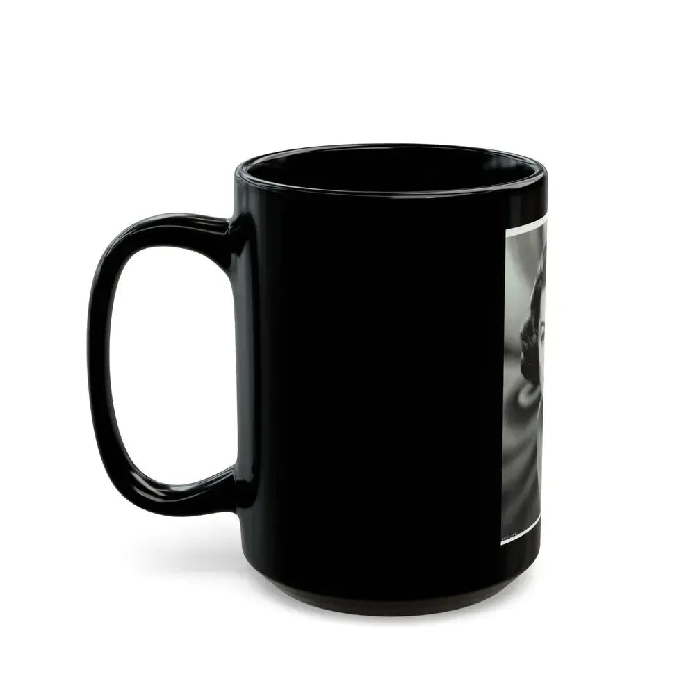 Barbara Rush #160 (Vintage Female Icon) Black Coffee Mug - Go Mug Yourself