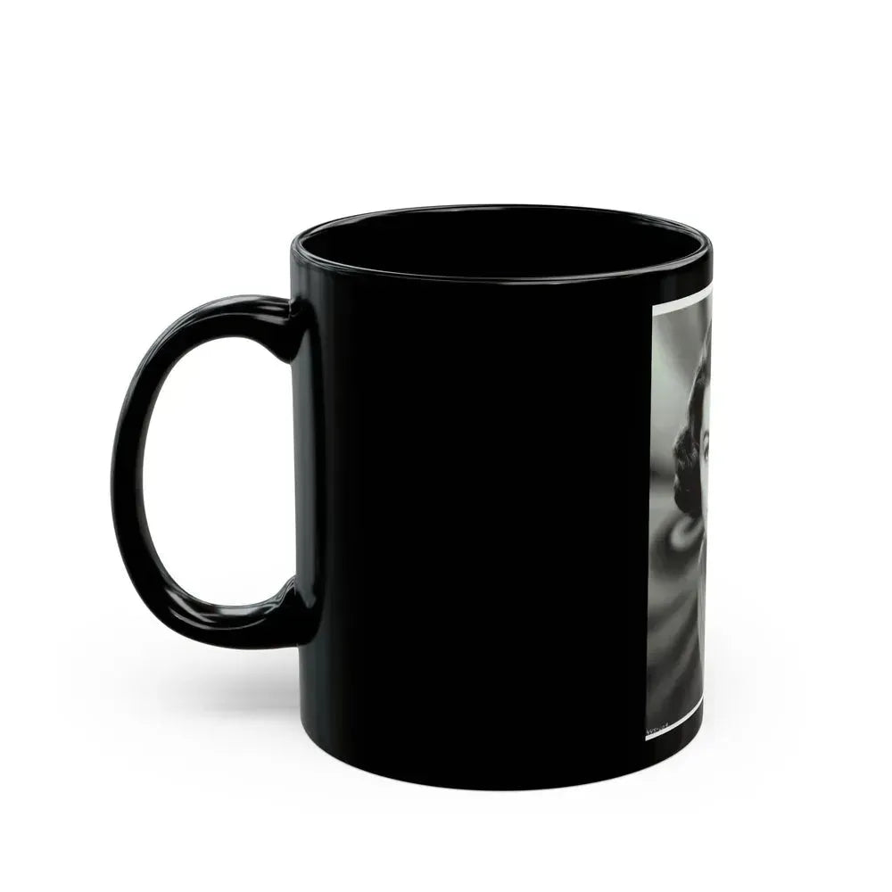Barbara Rush #160 (Vintage Female Icon) Black Coffee Mug - Go Mug Yourself