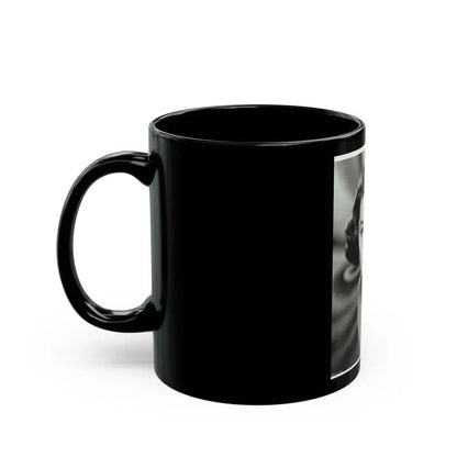Barbara Rush #160 (Vintage Female Icon) Black Coffee Mug - Go Mug Yourself