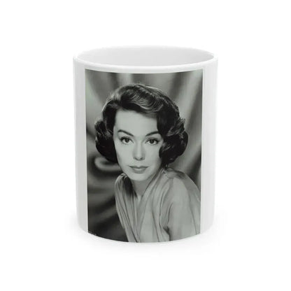 Barbara Rush #160 (Vintage Female Icon) White Coffee Mug 11oz - Go Mug Yourself