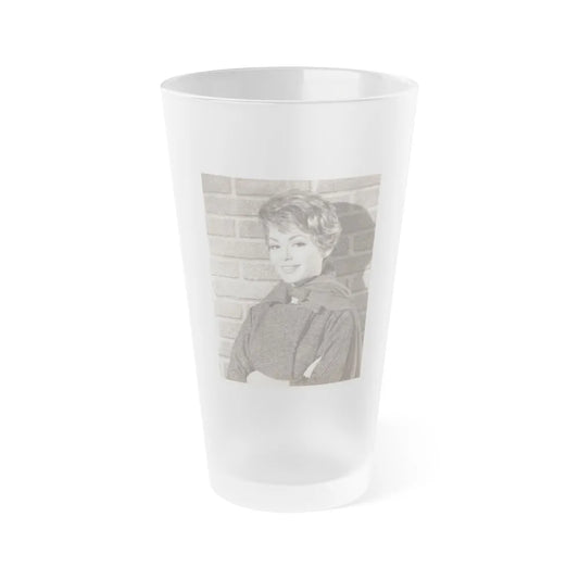 Barbara Rush #163 (Vintage Female Icon) Frosted Pint Glass 16oz-16oz-Frosted-Go Mug Yourself